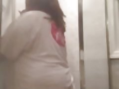 Super bbw märkä t-paita Suihku